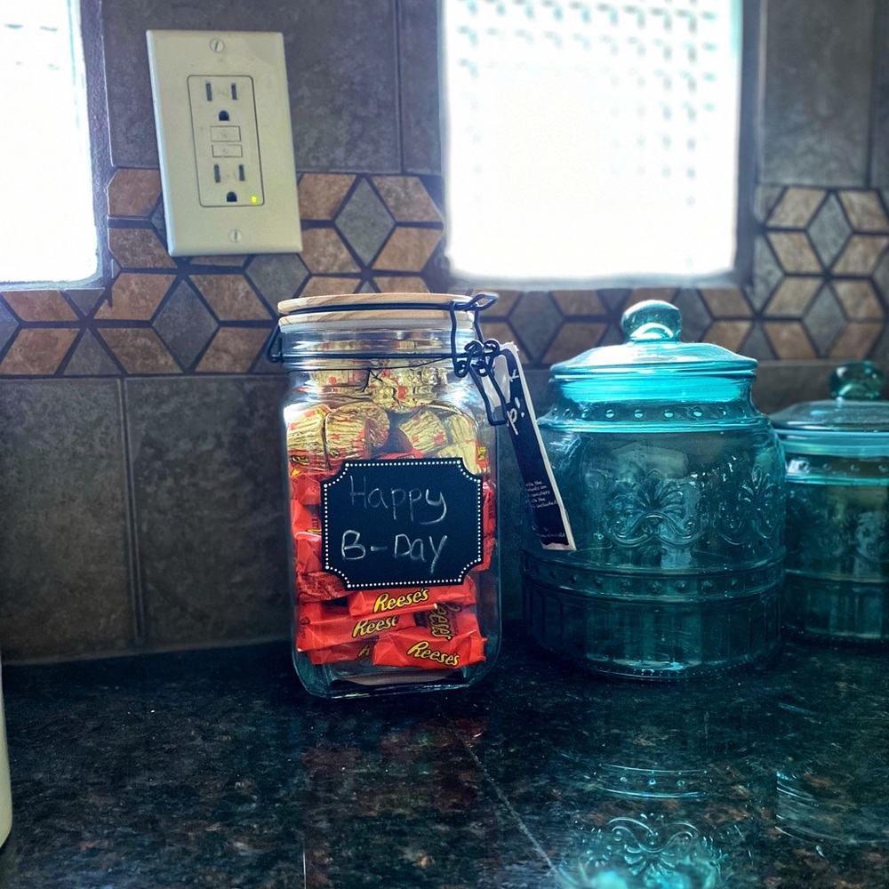 Medium Glass Kitchen Canister